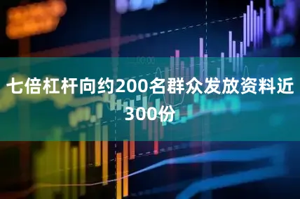 七倍杠杆向约200名群众发放资料近300份